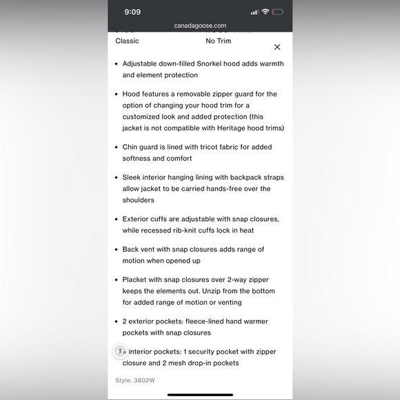 Canada Goose Shelburne Parka Atlantic Navy Small - Picture 16 of 16